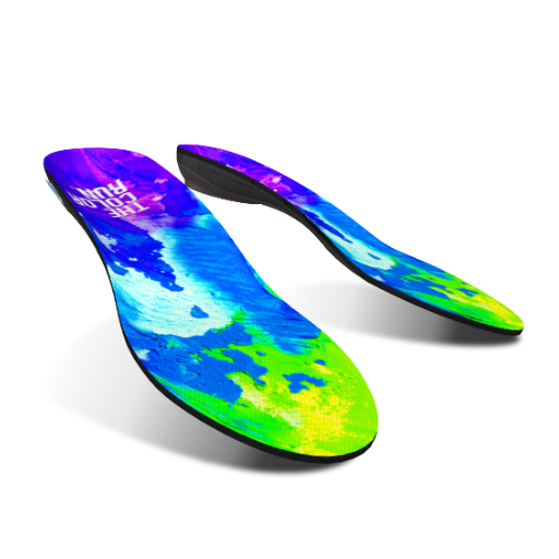 FitMyFoot Custom Insoles | Purple & Blue Paint