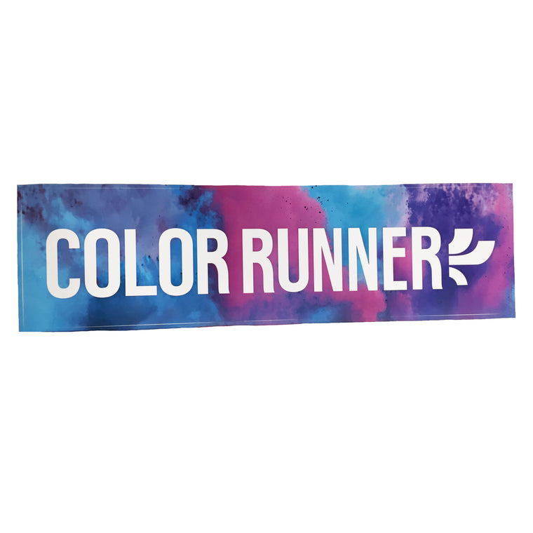 Rainbow Runner Bumper Sticker