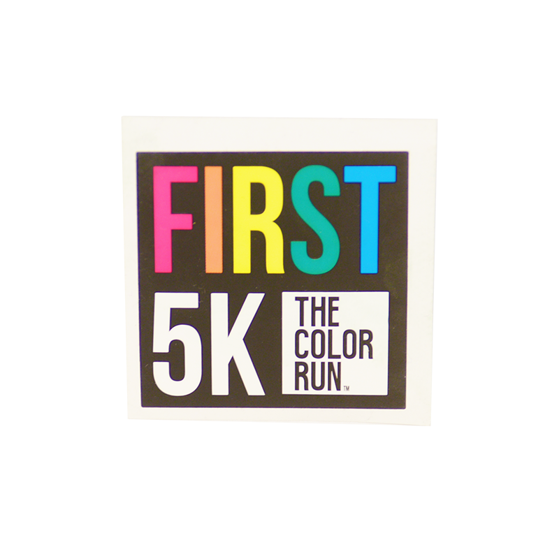 First 5k Die Cut Sticker