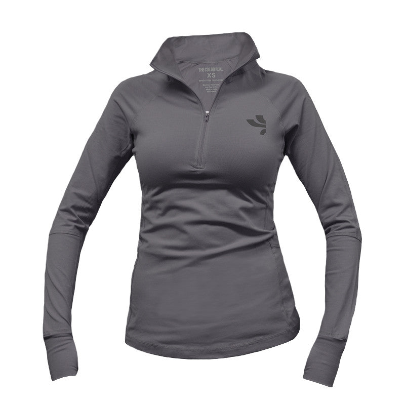 Grey Half Zip Pullover