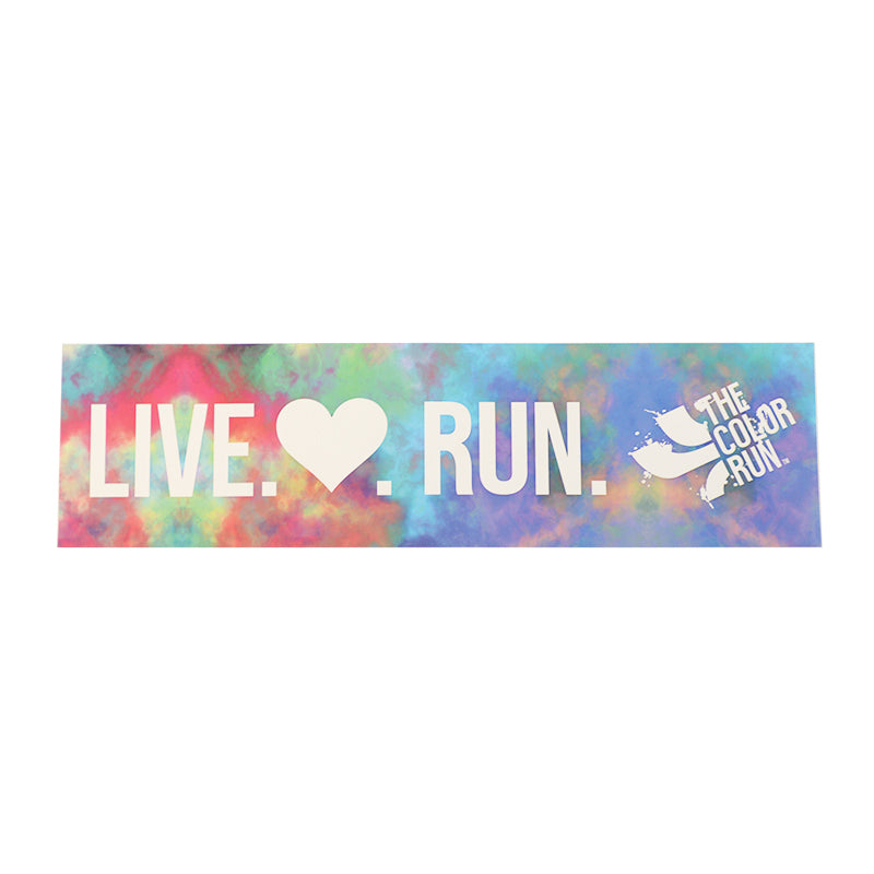 Live Heart Run Bumper Sticker