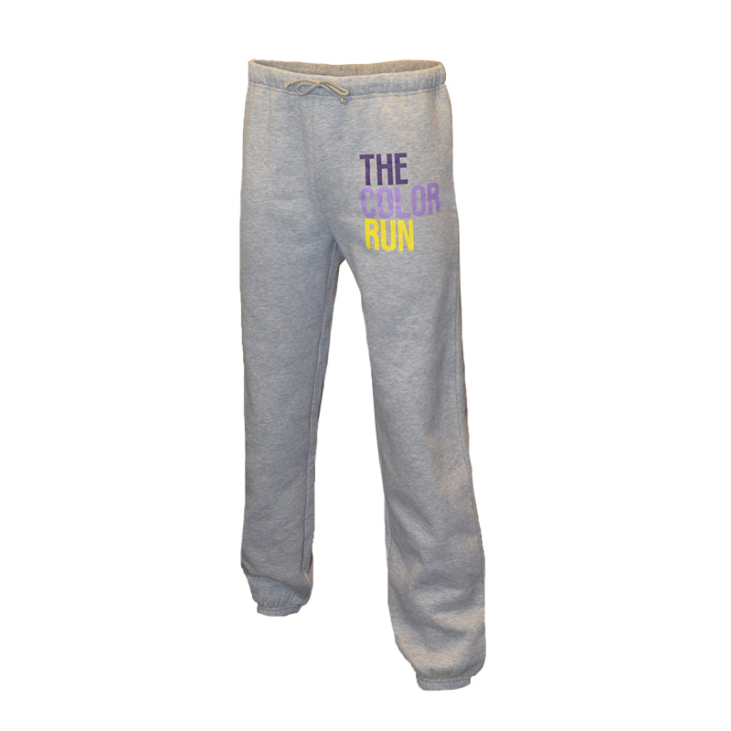 Grey Stack Logo Sweatpants