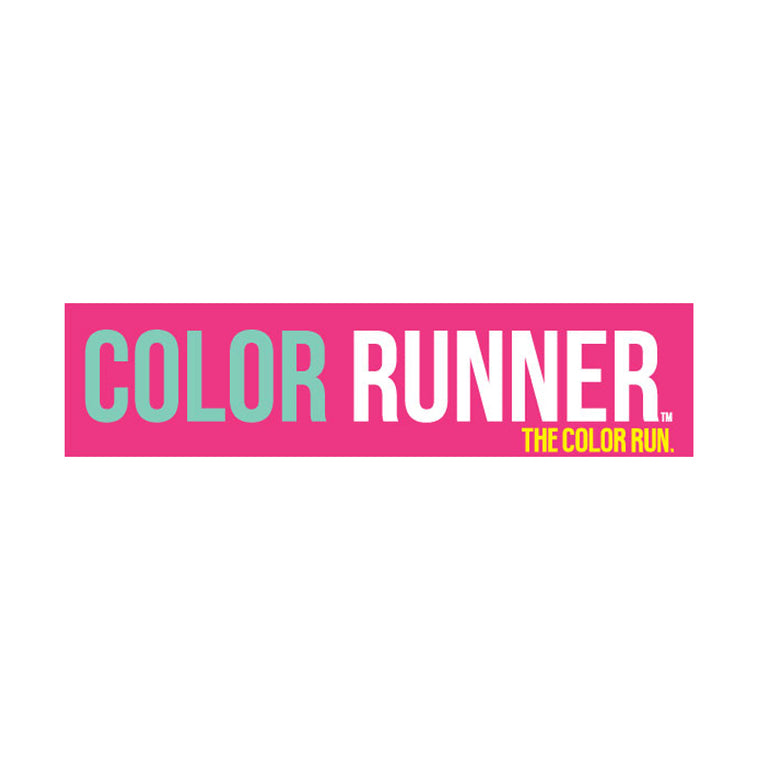Pink Runner Bumper Sticker