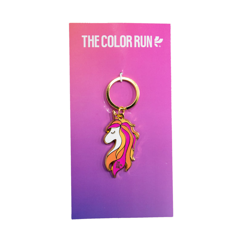 Gold Unicorn Keychain