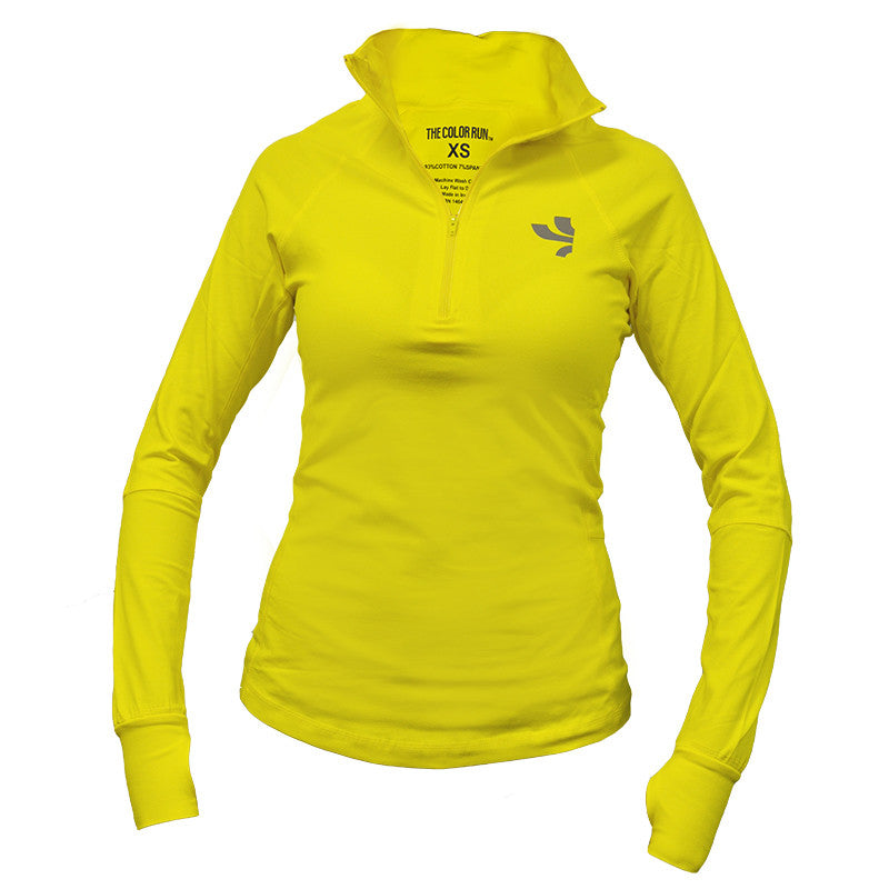 Yellow Half Zip Pullover